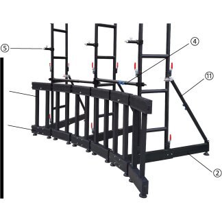 Off-ground Curved LED Screen Ground Support