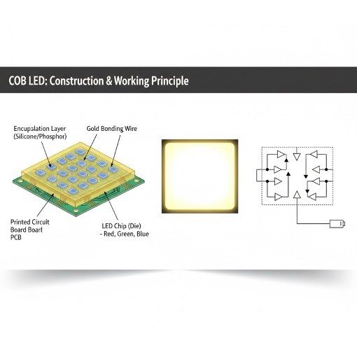A LED-tokok fejlődése: Merüljünk el a DIP, SMD, COB, GOB és MIP technológiák megértésében 6 Cikk tartalma