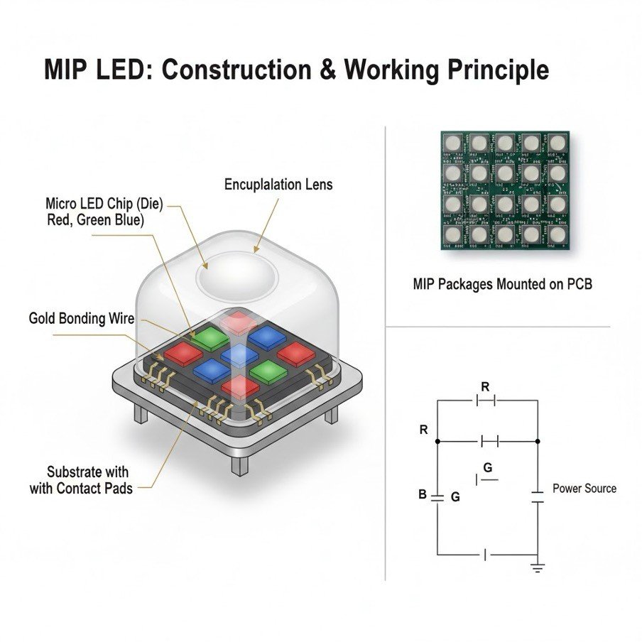 A LED-tokok fejlődése: Merüljünk el a DIP, SMD, COB, GOB és MIP technológiák megértésében 8 Cikk tartalma
